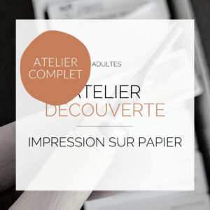 atelier créatif découverte de la linogravure impresion sur papier à châtel-st-denis fribourg suisse