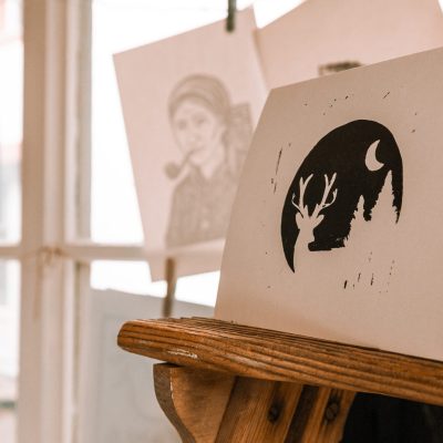 Image d'illustration de l'atelier de Linogravure de L'Appondeuse à Châtel-St-Denis, Fribourg, Suisse romande